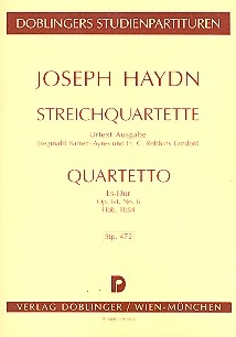 Streichquartett Es-Dur op.64,6 Hob.III:64 Studienpartitur