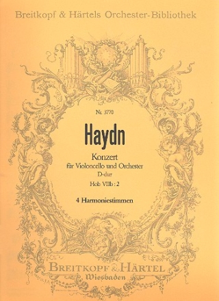 Konzert D-Dur Nr.1 Hob.VIIB:2 fr Violoncello und Orchester Harmonie