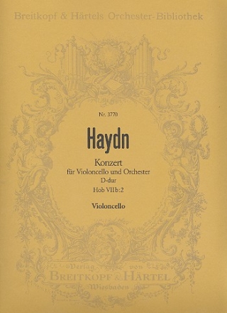 Konzert D-Dur Nr.1 Hob.VIIB:2 fr Violoncello und Orchester Violoncello