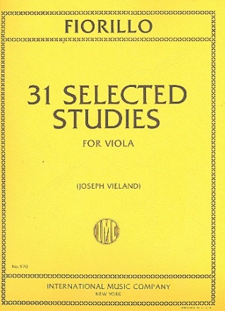 31 selected Studies for viola