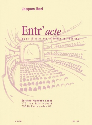 Entr'acte pour flte et harpe (vl)