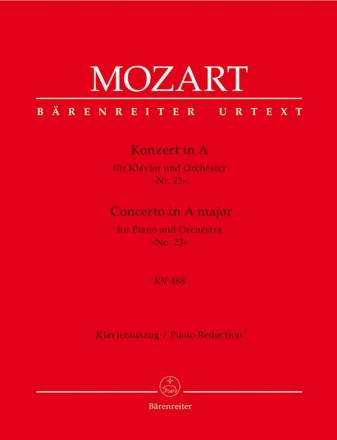 Konzert A-Dur KV488 fr Klavier und Orchester fr 2 Klaviere