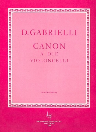 Canon per 2 violoncelli