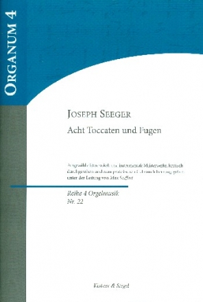 8 Toccaten und Fugen fr Orgel