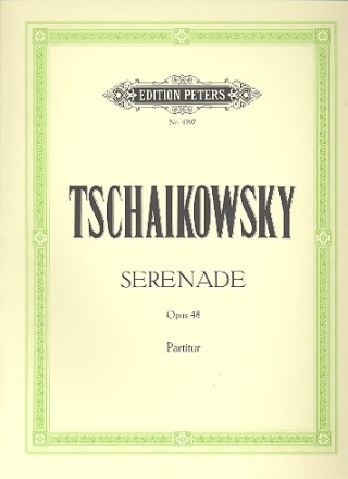 Serenade C-Dur op.48 fr Streichorchester Partitur