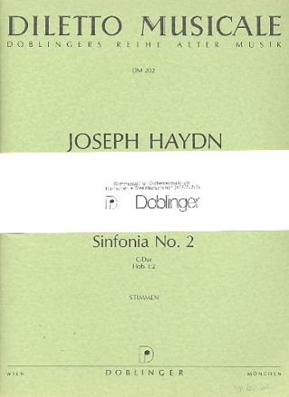 Sinfonie C-Dur Nr.2 Hob.I:2 fr Orchester Stimmenset (Streicher 4-3-2-2-1)