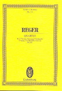 Streichquartett fis-Moll op.121 Studienpartitur 