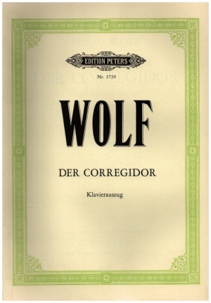 Der Corregidor Oper Klavierauszug (dt)