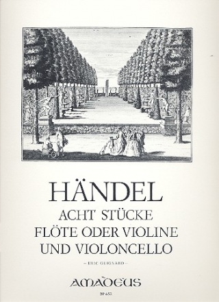 8 Stcke fr Flte (Violine) und Violoncello Spielpartitur