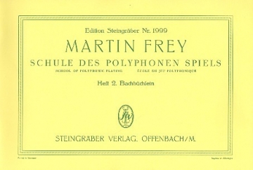 Schule des polyphonen Spiels op.32 Band 2 fr Klavier