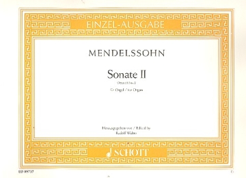 Sonate II op. 65/2 fr Orgel