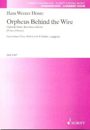 Orpheus behind the Wire fr gem Chor a cappella Partitur (en/dt)