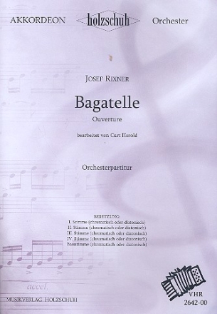 Bagatelle Ouvertre fr Akkordeonorchester Partitur