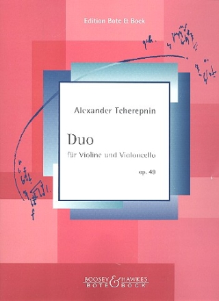 Duo op.49 für Violine und Violoncello 2 Spielpartituren
