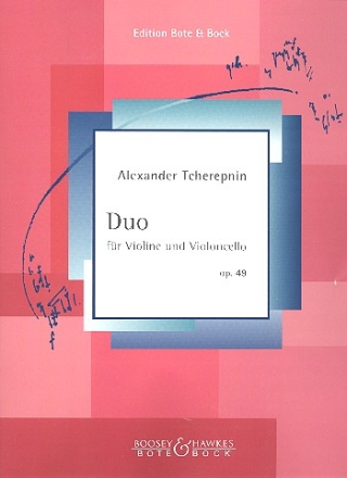 Duo op.49 fr Violine und Violoncello 2 Spielpartituren