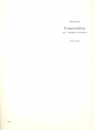 Konzertante Sinfonie D-Dur fr 2 Flten und Kammerorchester Violine 2