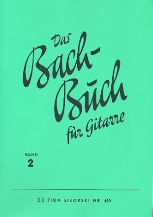 Das Bach-Buch Band 2 fr Gitarre