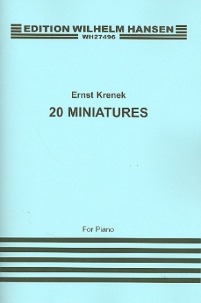 20 Miniaturen (1954) fr Klavier