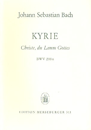 Kyrie  und  Christe du Lamm Gottes fr gem Chor (SSATB) und Bc Partitur