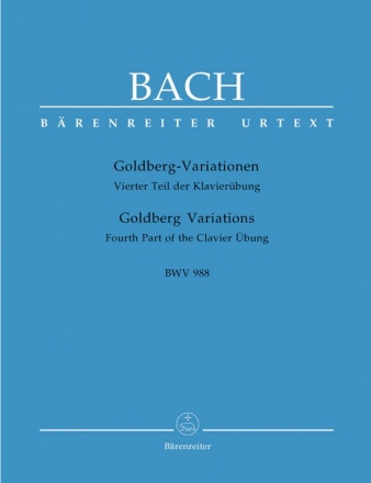 Goldberg-Variationen BWV988 für Cembalo (Klavier) (ohne Fingersätze)