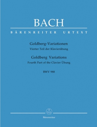 Goldberg-Variationen BWV988  fr Cembalo (Klavier) (ohne Fingerstze)