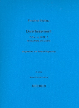 Divertissement G-Dur op.68,5 fr Flte und Gitarre