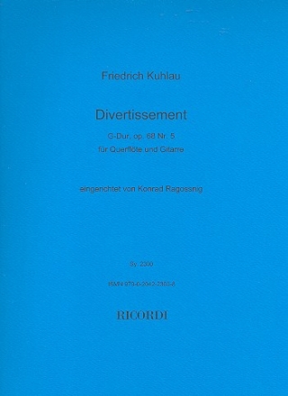 Divertissement G-Dur op.68,5 fr Flte und Gitarre