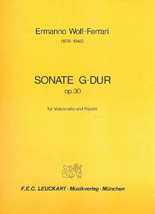 Sonate G-Dur op.30 fr Violoncello und Klavier