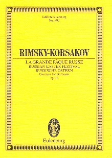 La grande paque russe op.36 Ouvertre fr Orchester Studienpartitur