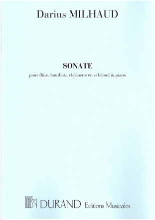 Sonate op.47 pour flte, hautbois clarinette et piano