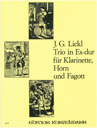 Trio in Es-dur fr Klarinette, Horn und Fagott Stimmensatz (set of parts)