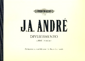 Divertimento in a minor for piano 4 hands