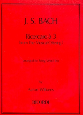 Ricercare  3 for string or wind trio score and parts