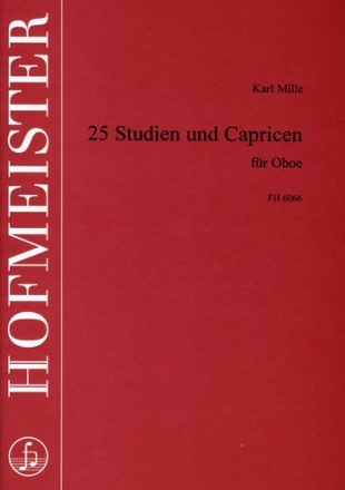 25 Studien und Capricen fr Oboe