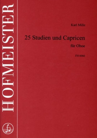 25 Studien und Capricen fr Oboe