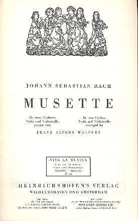 Musette fr Streichquartett Partitur und 4 Stimmen