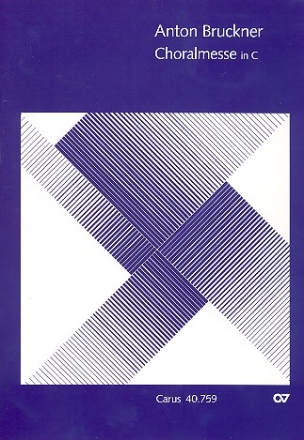 Choralmesse C-Dur  fr Alt, 2 Hrner und Orgel Partitur