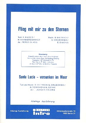 Flieg mit mir zu den Sternen  und Santa Lucia: fr Salonorchester