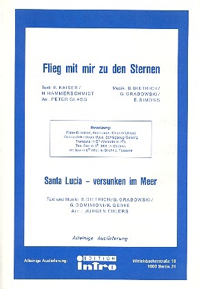 Flieg mit mir zu den Sternen  und Santa Lucia: fr Salonorchester