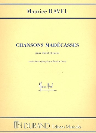 Chansons Madcasses pour chant et piano (fr)