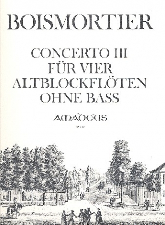 Concerto F-Dur Nr.3 op.15,3 fr 4 Altblockflten ohne Ba Partitur und Stimmen
