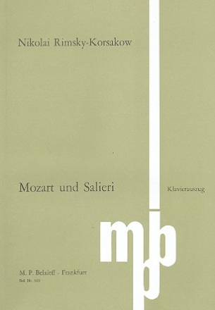 Mozart und Salieri op.48  Klavierauszug (ru/dt/fr)