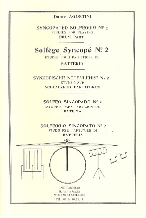 Solfege syncope vol.2 pour percussion