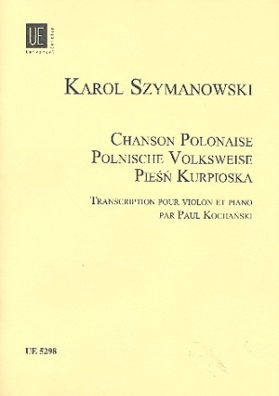 Chanson polonaise pour violon et piano