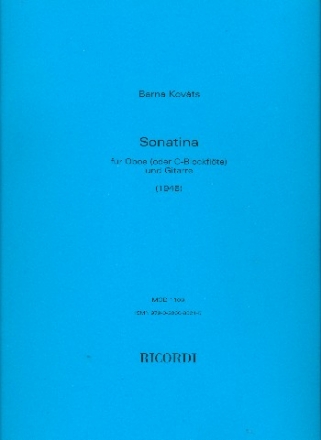 Sonatina fr Oboe (Blockflte in C) und Gitarre