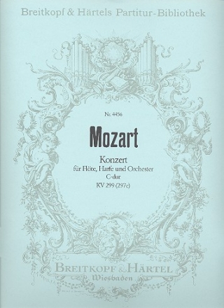 Konzert C-Dur KV299/297C fr Flte, Harfe und Orchester Partitur
