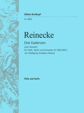 Konzert C-Dur KV299 - 3 Kadenzen fr Flte, Harfe und Orchester