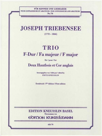 Trio F-Dur fr 2 Oboen und Englischhorn Stimmen