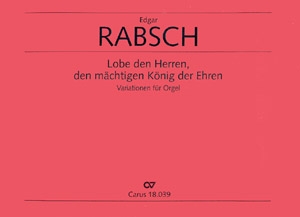 Lobe den Herren den mchtigen Knig der Ehren Variationen fr Orgel