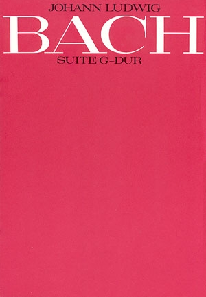 Suite G-Dur fr Streichorchester, 2 Oboen ad lib und Bc Partitur